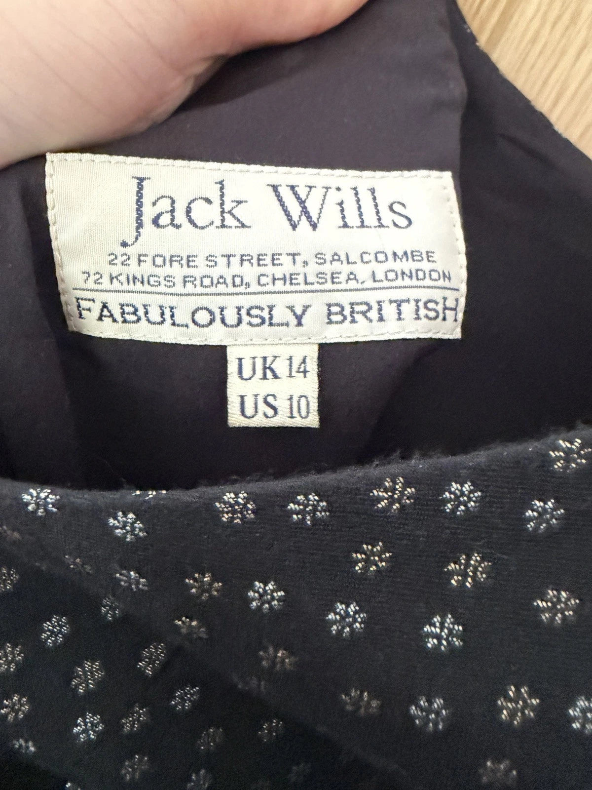 Jack Wills Christmas Party Dress- Size 14