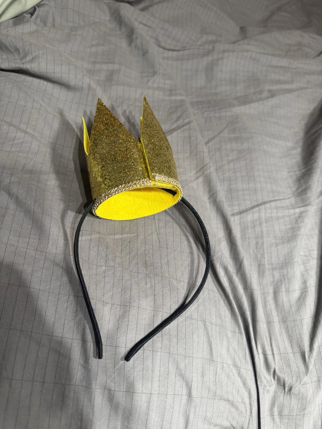Felt Crown head band with removable crown